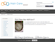 Tablet Screenshot of haircaremanual.com